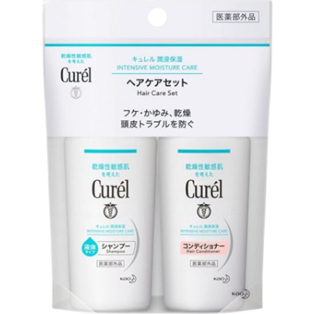 Kao - Curel Intensive Moisture Care Hair Care Set - 1zestaw(45ml+45ml)