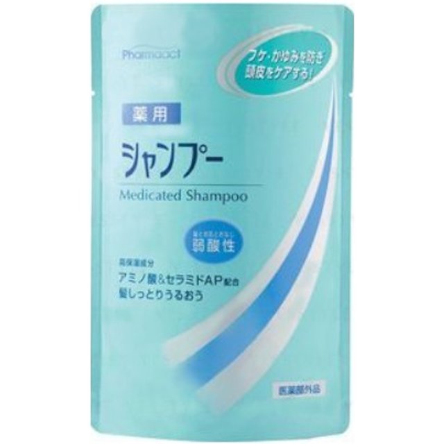 KUMANO COSME - Pharmaact Medicated Shampoo Weak Acidity Refill - 400ML