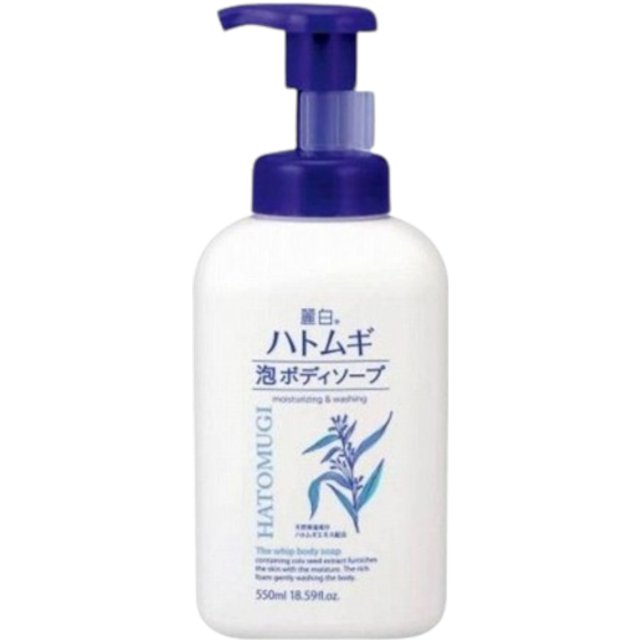 KUMANO COSME - Reihaku Hatomugi Moisturizing & Washing Whip Body Soap - 550ml