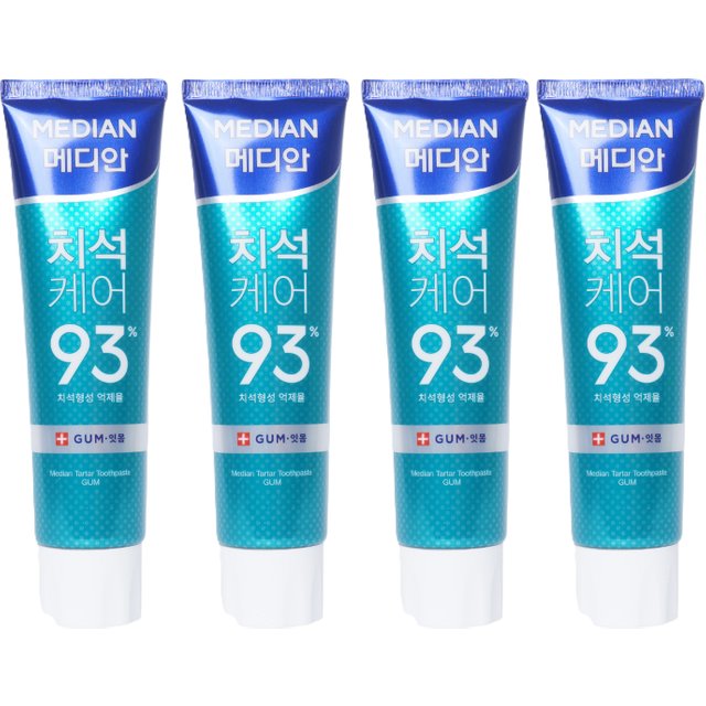 Median - Dental IQ Toothpaste -120g - Gingivitis Prevention (4szt.) Set