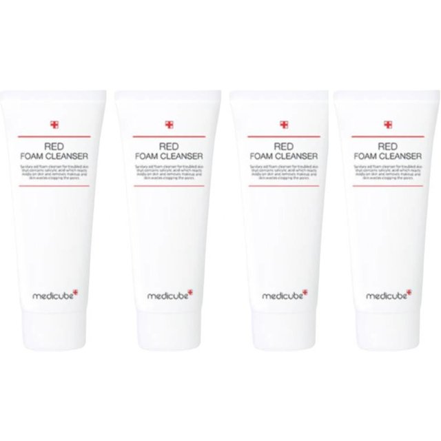 medicube - Red Foam Cleanser - 120ml (4szt.)