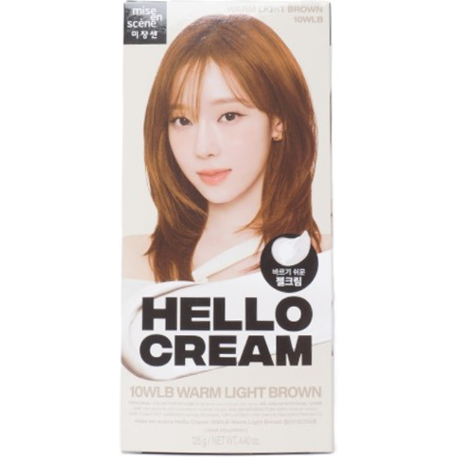 miseenscéne - Hello Cream (2024 New Version) - 125g - 10WLB Warm Light Brown