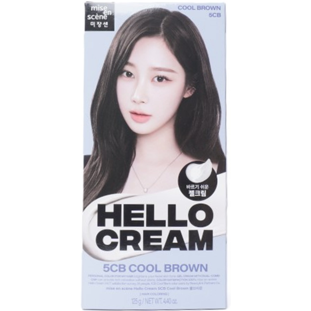 miseenscéne - Hello Cream (2024 New Version) - 125g - 5CB Cool Brown