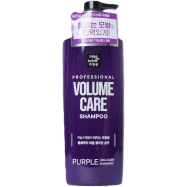 miseenscéne - Volume Care Purple Collagen Shampoo - 680ml