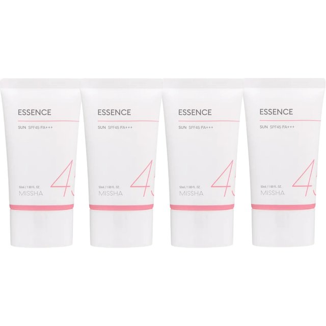 MISSHA All Around Safe Block Essence Sun SPF45 PA+++ - 50ml (4szt.) Set (New)