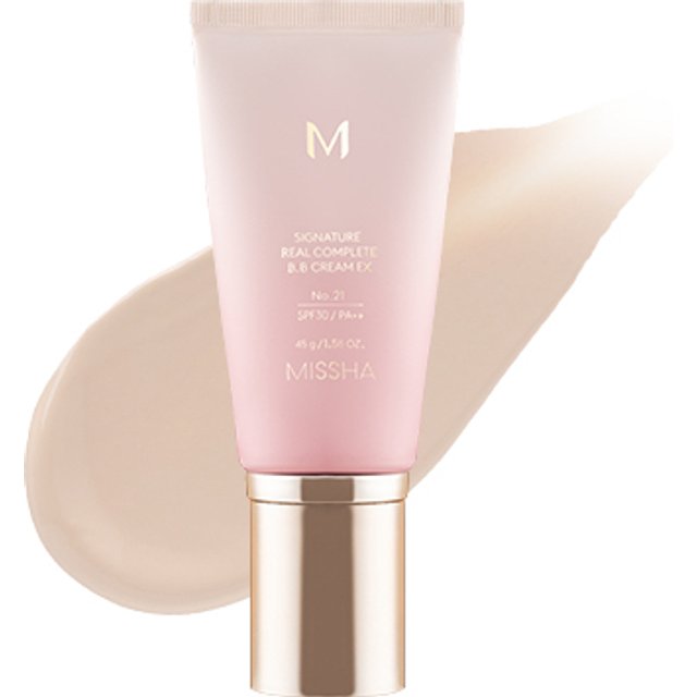 MISSHA - M Signature Real Complete BB Cream EX SPF30 PA++ (New Version) - 45g - 21 Bright Beige