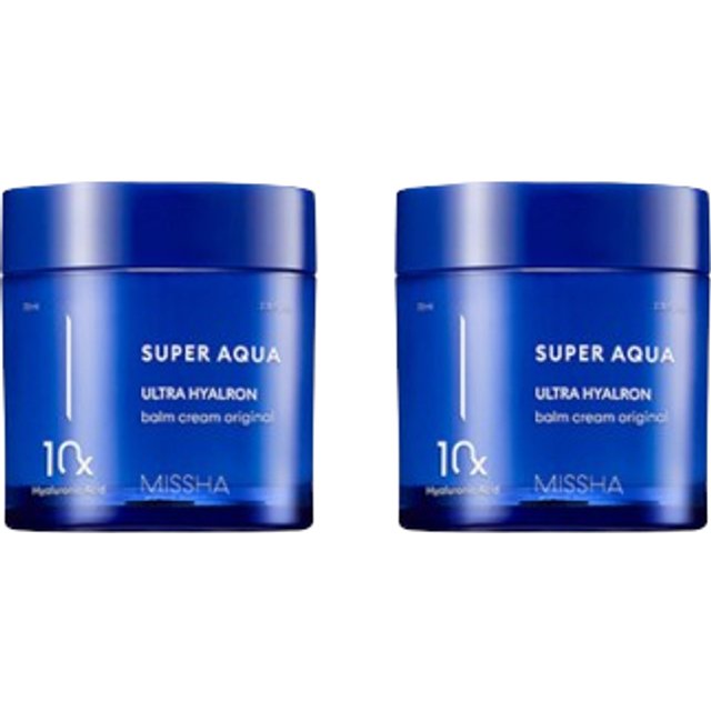 MISSHA - Super Aqua Ultra Hyalron Balm Cream - 70ml (2szt.) Set