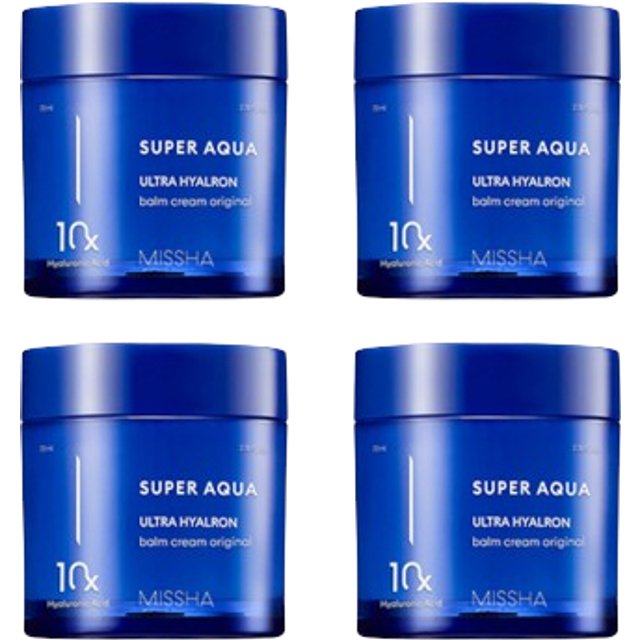 MISSHA - Super Aqua Ultra Hyalron Balm Cream - 70ml (4szt.) Set