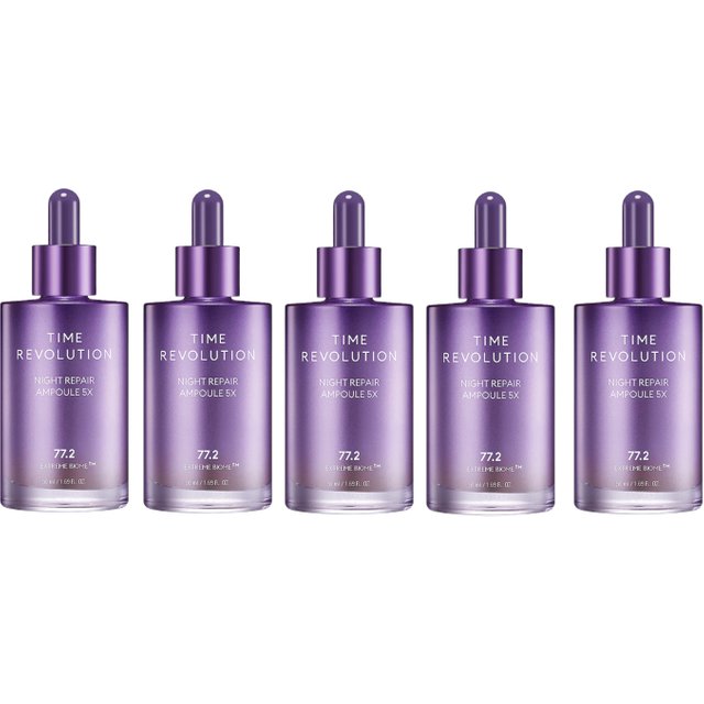 MISSHA Time Revolution Night Repair Ampoule 5X - 50ml (New Version of Time Revolution Night Repair Probio Ampoule) (5szt.) Set