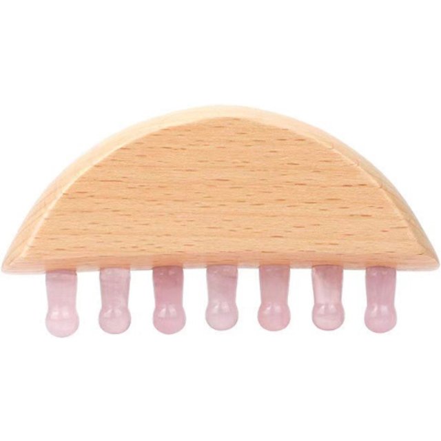 MissLady - Head Scalp Massager-Comb - 98 x 50.6 mm - Pink