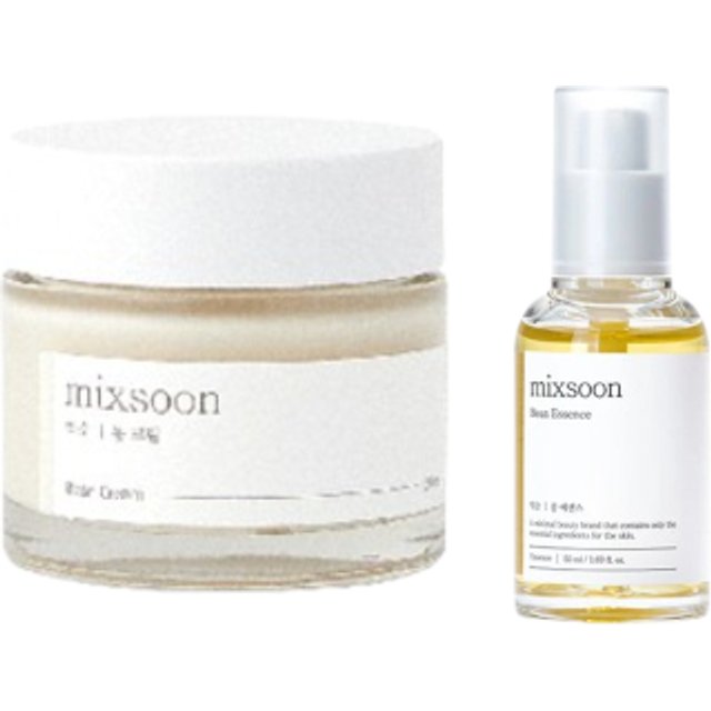 mixsoon - Bean Cream - 50ml + mixsoon - Bean Essence - 50ml Set
