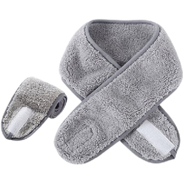 MsBlossom - Face Wash Headband - 1szt. - Grey