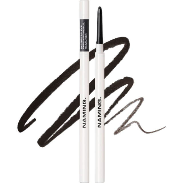 NAMING - Kredka do oczu Perfectail Slim Liner - 0.04g - Perfect Black
