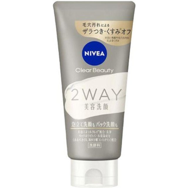 NIVEA Japan - Clear Beauty 2WAY Face Wash - 120g
