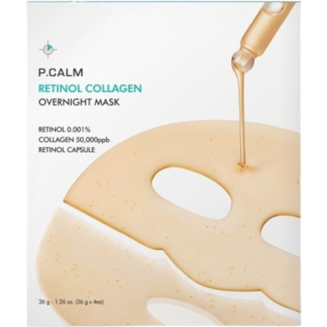 P.CALM - Retinol Collagen Overnight Mask Set - 4szt.