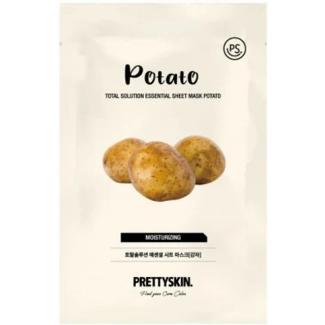 PRETTYSKIN - Total Solution Essential Sheet Mask - Potato - 1szt.
