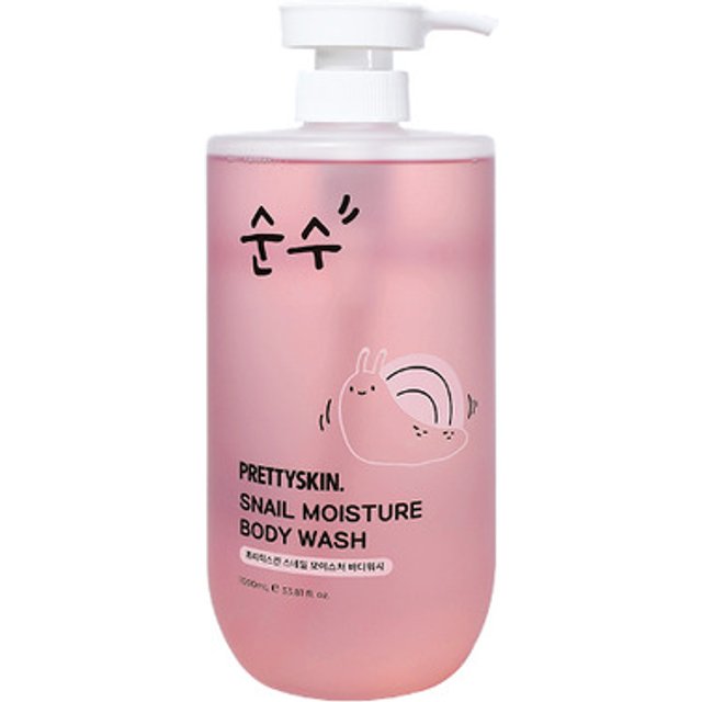 PRETTYSKIN - Snail Moisture Body Wash - 1000ml