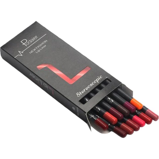 Pudaier - Lip Liner Set - 1.5gx12 - 12szt./set