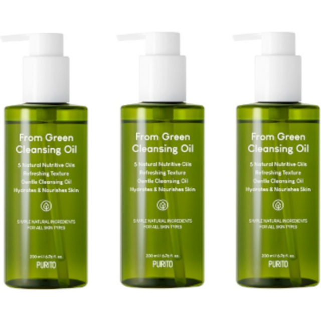 Purito SEOUL From Green Cleansing Oil (New Formula) - 200ml (3szt.) Set