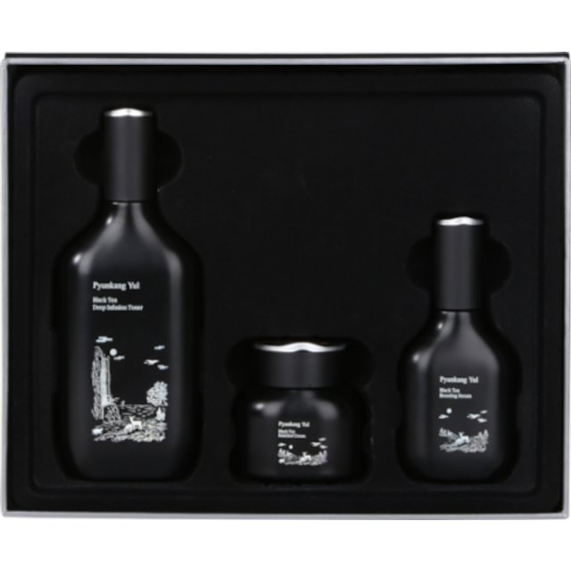 Pyunkang Yul - Black Tea Line Gift Set - 130ml + 45ml + 60ml