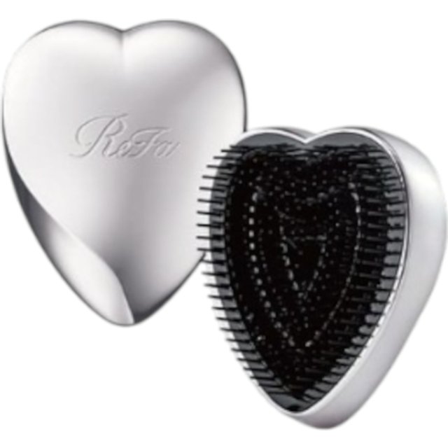ReFa - Pędzel w kształcie serca RS-AJ - 1pc - Silver
