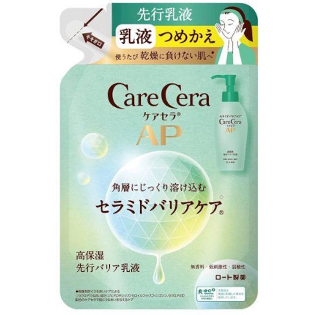 Rohto Mentholatum - Care Cera AP High Moisturizing Pre Barrier Milky Lotion Refill - 130ml