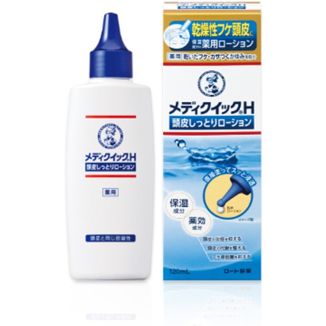 Rohto Mentholatum - Mediquick H Scalp Lotion Moist - 120ml