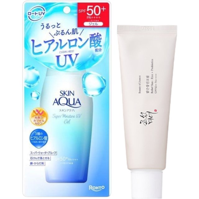 Rohto Mentholatum X BEAUTY OF JOSEON Hydrating Sunscreen Set 50ml+110g