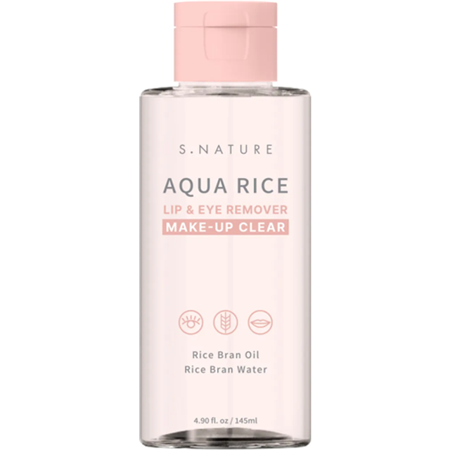 S.NATURE - Płyn do demakijażu ust i oczu Aqua Rice - 145ml
