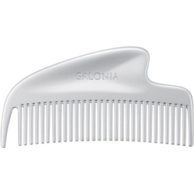 SALONIA - Glossy Care Metal Cassa Comb - 1pc - SAL25322SL - Silver