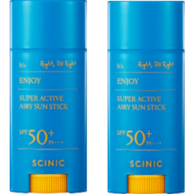 SCINIC Enjoy Super Active Airy Sun Stick SPF50+ PA++++ - 15g (2szt.) Set