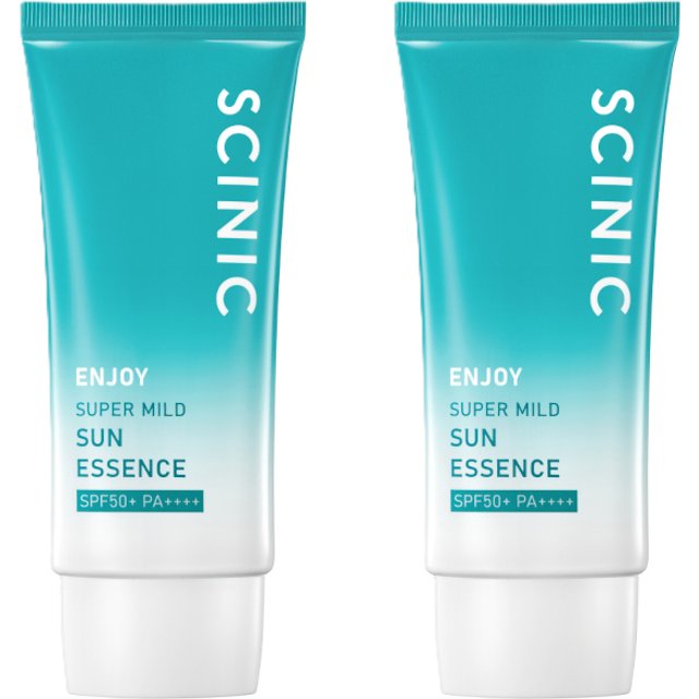 SCINIC - Enjoy Super Mild Sun Essence SPF50+ PA++++ - 50ml (2szt.) Set