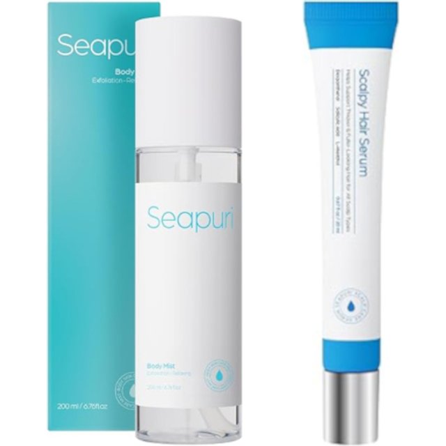 Seapuri - Body Mist - 200ml (1ea) & Scalpy Hair Serum - 20ml (1ea) Set