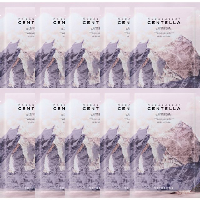 SKIN1004 - Madagascar Centella Poremizing Clarifying Mask - 1szt. (10szt.) Set