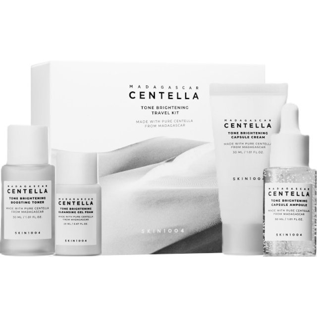 SKIN1004 - Madagascar Centella Tone Brightening Travel Kit - 1 zestaw (4 produkty)