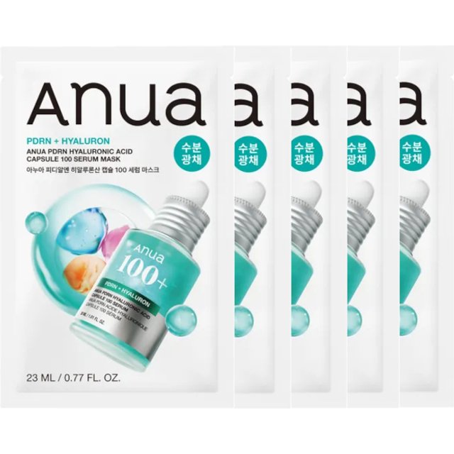 ANUA - PDRN Hyaluronic Acid Capsule 100 Serum Mask - 1pc (5ea) set