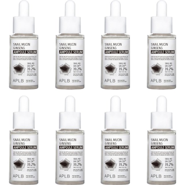 APLB - Snail Mucin Ginseng Ampoule Serum - 40ml (8szt.) Set
