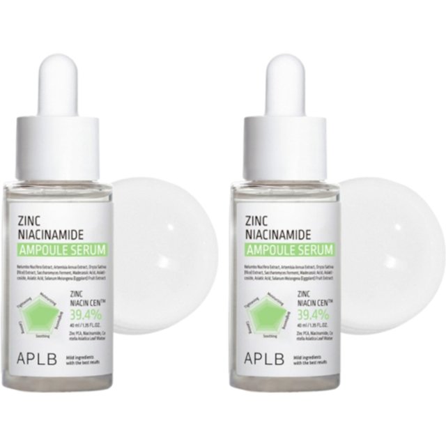 APLB - Zinc Niacinamide Ampoule Serum - 40ml (2szt.) Set