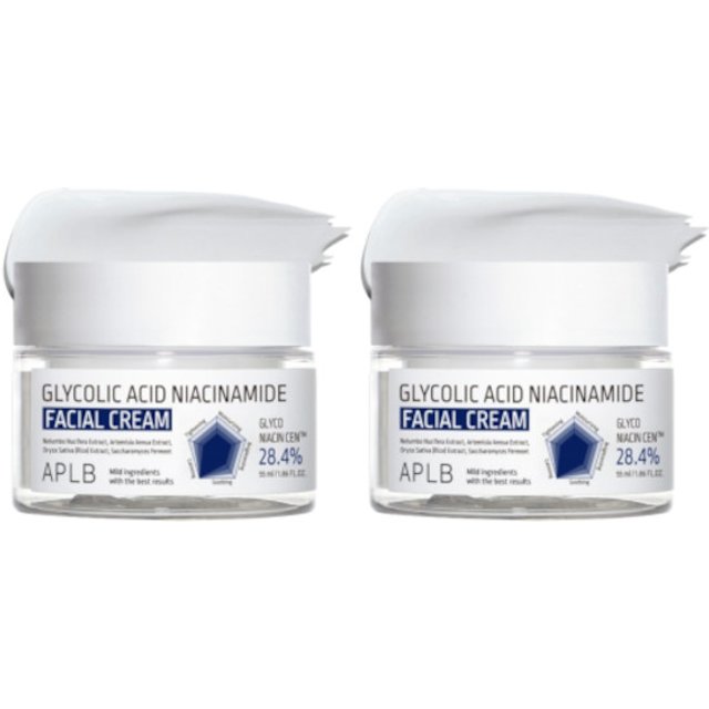 APLB - Glycolic Acid Niacinamide Facial Cream - 55ml (2szt.) Set
