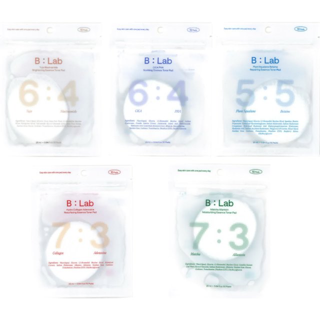 B : Lab - Essence Toner Pad - 10ea - Set (5 types)