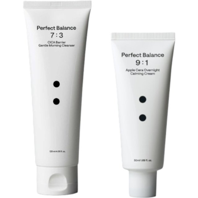 B : Lab - CICA Barrier Gentle Morning Cleanser - 120ml (1ea) + Apple Cera Overnight Calming Cream - 50ml (1ea) Set