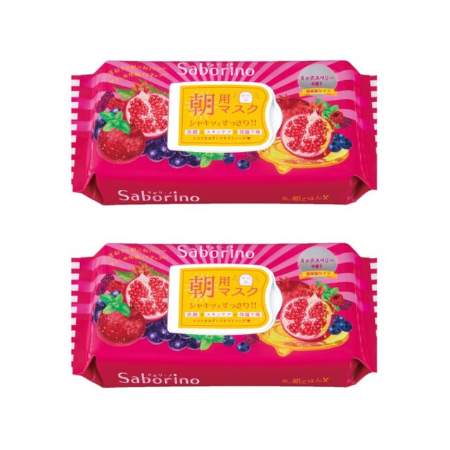 BCL - Saborino Morning Mask - Mixed Berries - 28szt. (2szt.) Set