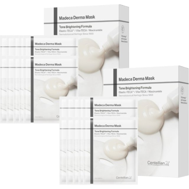 CENTELLIAN 24 - Madeca Derma Mask Tone Brightening Formula - 10pcs DUO Set