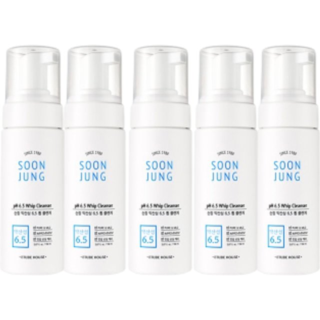ETUDE - Soon Jung pH 6.5 Whip Cleanser - 150ml (5szt.) set