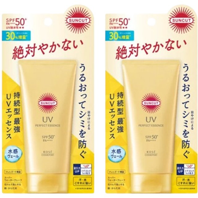 Kose - Suncut UV Perfect Essence SPF50+ PA++++ (2024 Version) - 80g (2szt.) Set