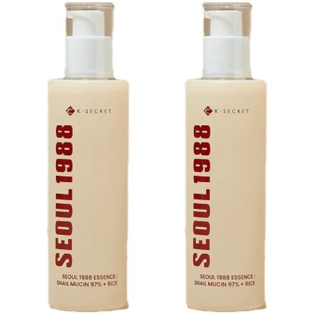KSECRET - SEOUL 1988 Essence : Snail Mucin 97% + Rice - 100ml (2szt.) Set
