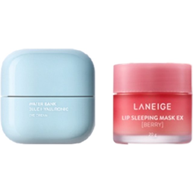 LANEIGE - Water Bank Blue Hyaluronic Eye Cream - 25ml (1szt.) + Lip Sleeping Mask EX - 20g - Berry (1szt.) Set