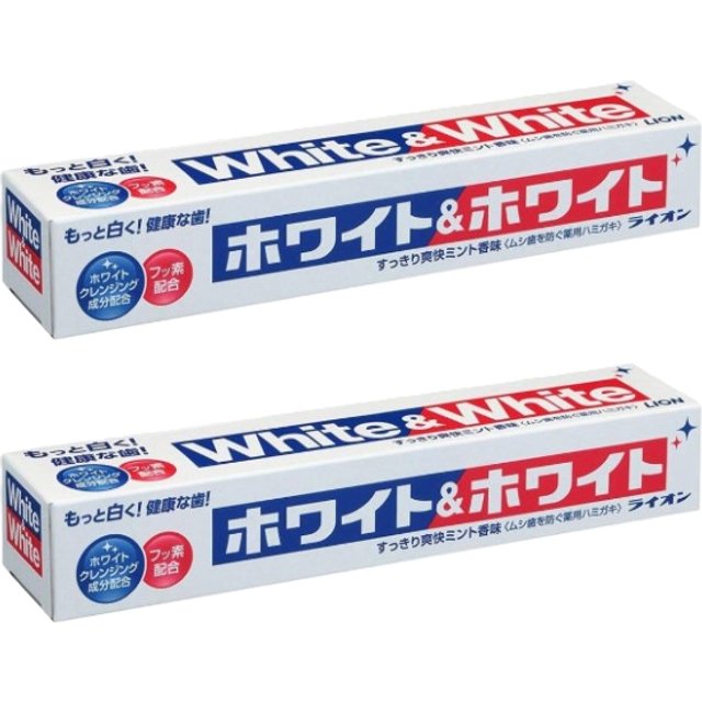 LION - White & White Toothpaste (2ea)