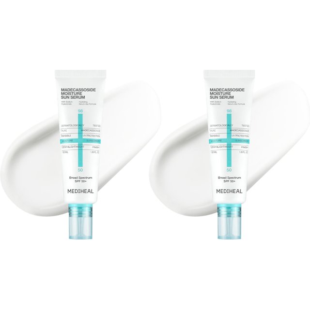 Mediheal - Madecassoside Moisture Sun Serum SPF50+ PA++++ - 50g (2ea) Set