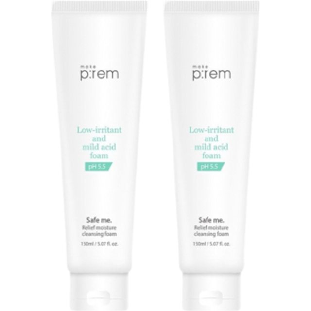 make p:rem - Safe me. Relief moisture cleansing foam - 150ml (2szt.) Set